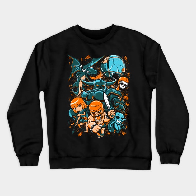 Clash Warriors 02 Crewneck Sweatshirt by KawaiiDread